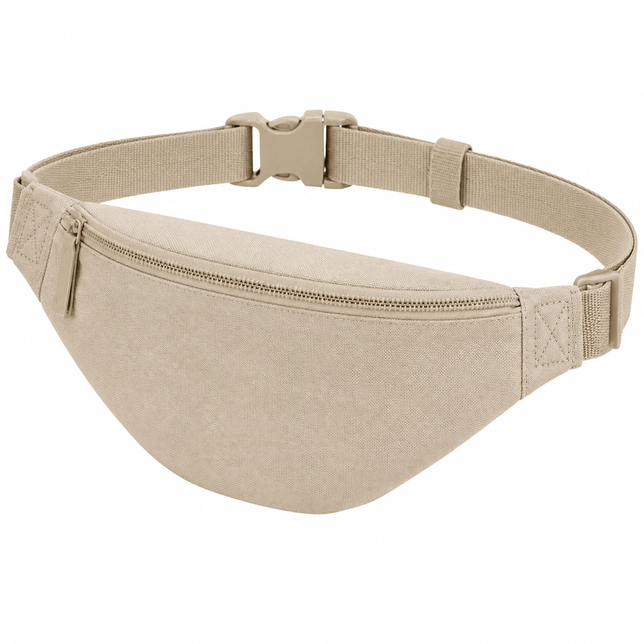 Gürteltasche Einheitsgröße aus Textilgewebe Beige verstellbar